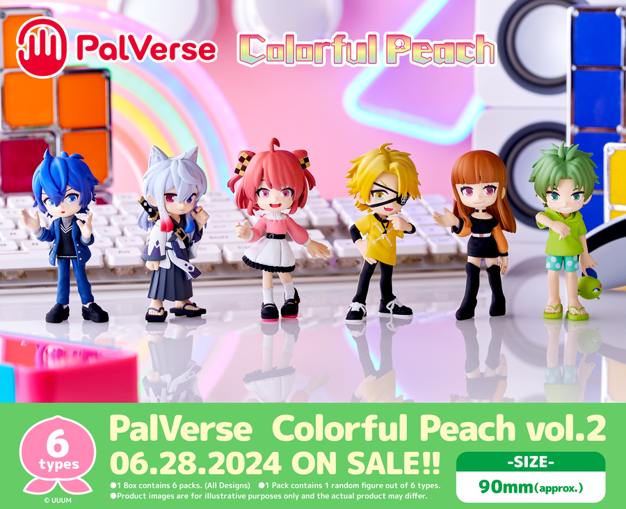 [PalVerse] Colorful Peach vol.2  Blind Box - 6pcs