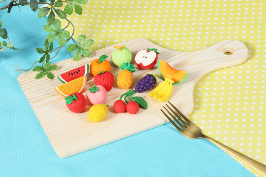 Fruits ﻿Erasers (60 pcs/box)