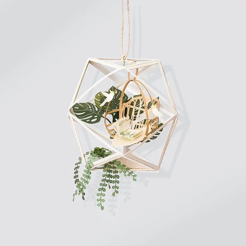 Ceriman, Swing Chair & Parrots Paper Puzzle - PaperNthought