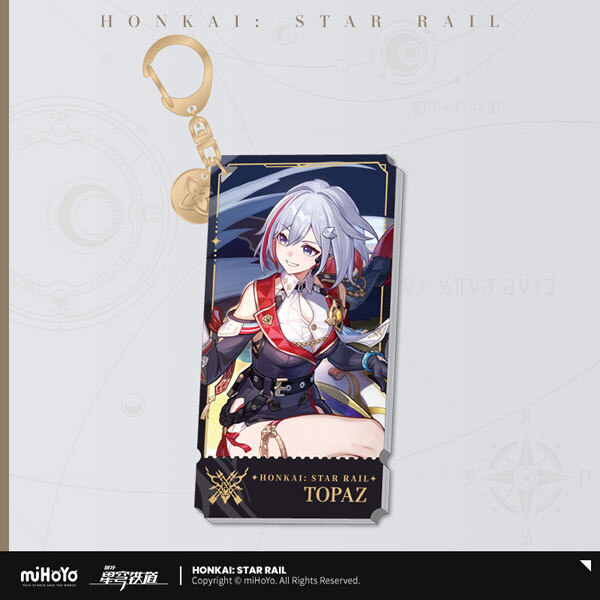 Character Illustration Series Keychain The Hunt - Topaz