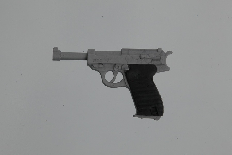 Hand Gun Erasers - Silver (50 pcs/bag)