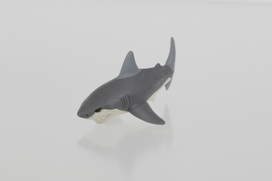 Great White Shark Erasers - Grey (50 pcs/bag)