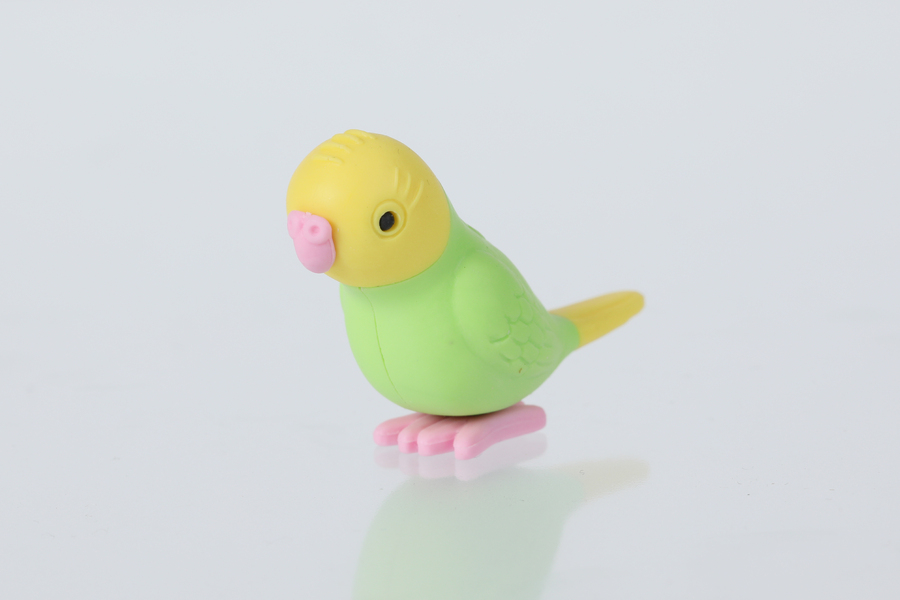 Parakeet Erasers - Yellow (50 pcs/bag)