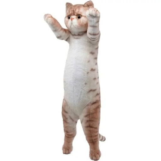 [4571526871413] Normal Standing Cat Plushie - Exotic Shorthair