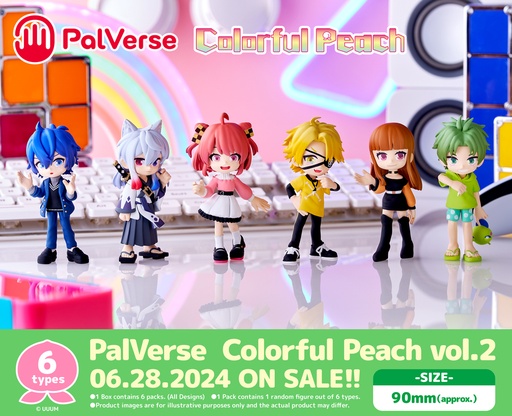 [4571598673663] [PalVerse] Colorful Peach vol.2  Blind Box - 6pcs
