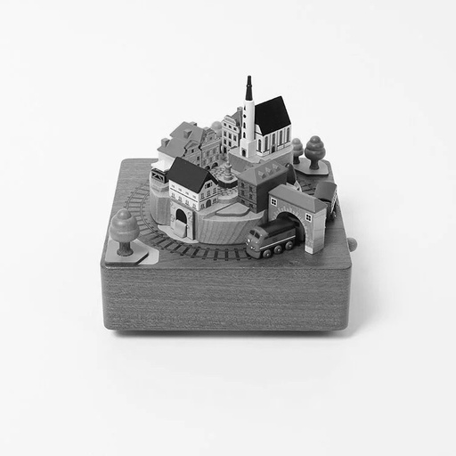 [1039916] Autumn Train [DEMO] - City Wooden Music Box