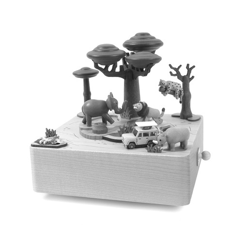 [1060160] African Safari [DEMO] - City Wooden Music Box