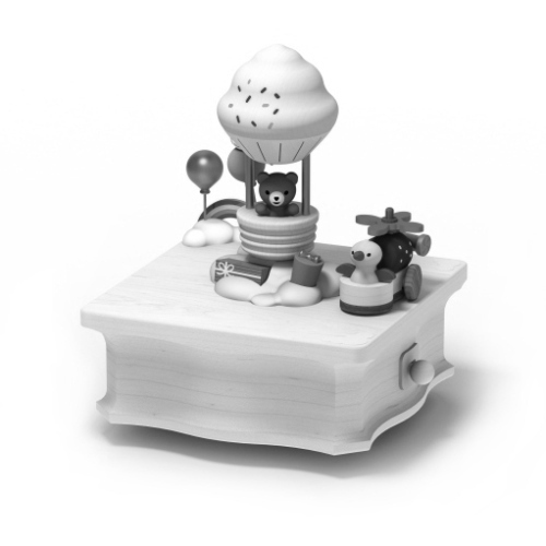 [1064507] Hot Air Balloon Party [DEMO] - Exclusive Music Round & Round Music Box