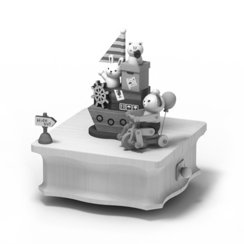 [1064509] Happy Playground [DEMO] - Exclusive Music Round & Round Music Box