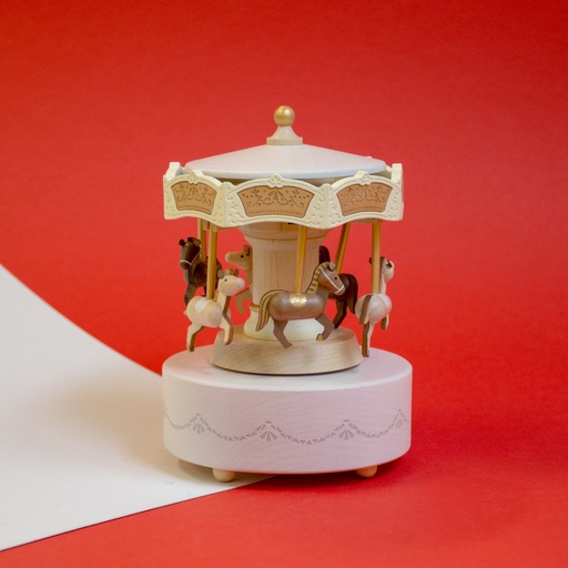 [4711717208141] Carousel - Double Around Up and Down Music Box