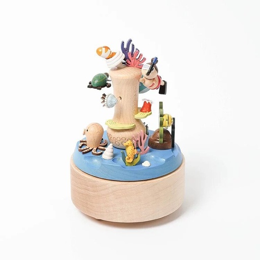 [4711717243630] Coral Reef Snorkeling - Double Go Around Music Box