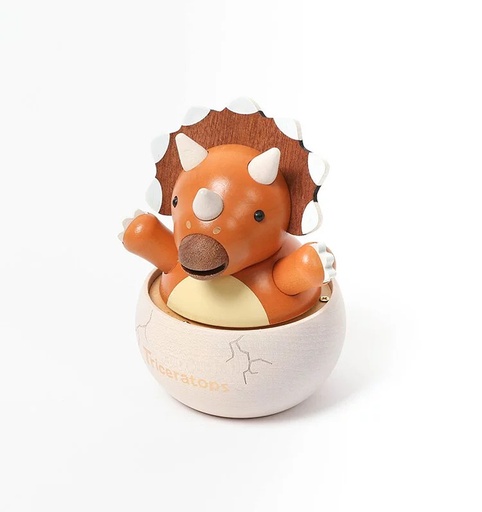 [4711717287139] Triceratops - Head Rotate Music Box