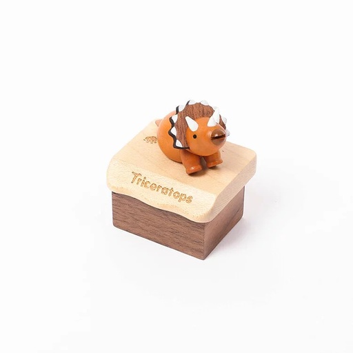 [4711717287153] Triceratops - Mini Music Box