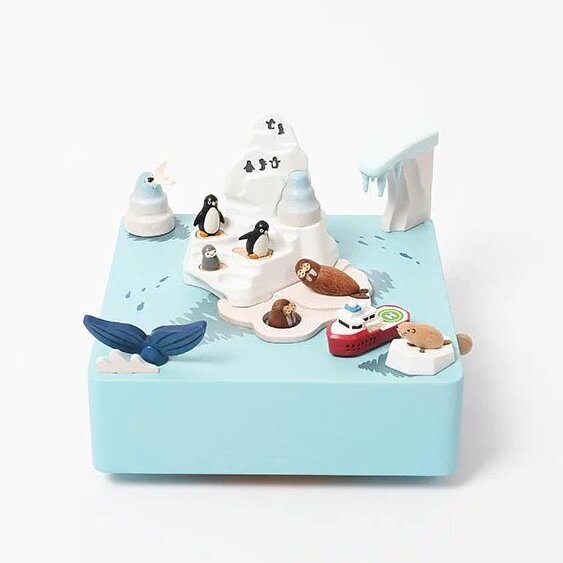 Antarctica - City Wooden Music Box