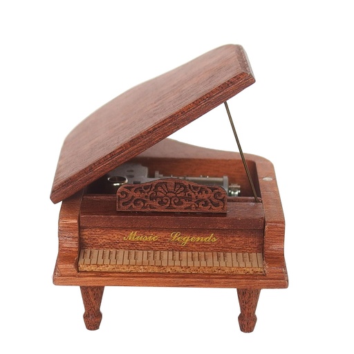 [4711717297954] Brown Grand Piano - Mini Music Box