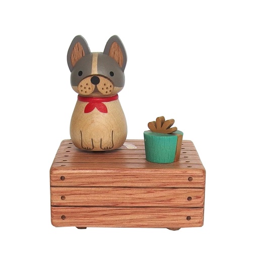 [4711717300562] Bulldog - Mini Music Box