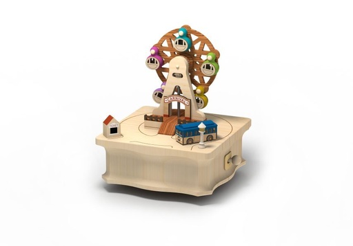 [4711717338770] Ferris Wheel Park - Exclusive Music Round & Round Music Box