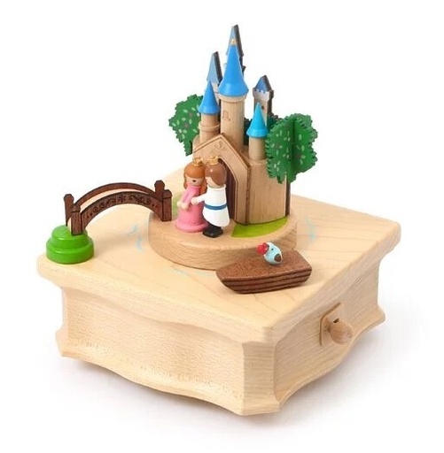 [4711717338787] Forest Castle - Exclusive Music Round & Round Music Box