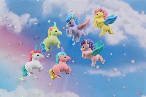 [4991685020048] Unicorn & Pegasus  Erasers (60 pcs/box)