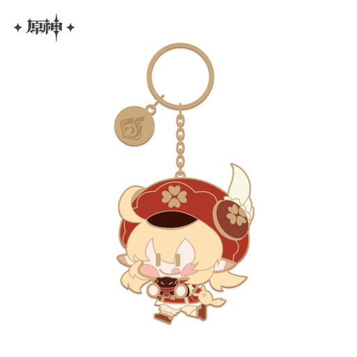[6972957486234] Chibi Character Series Metal Keychain - Klee