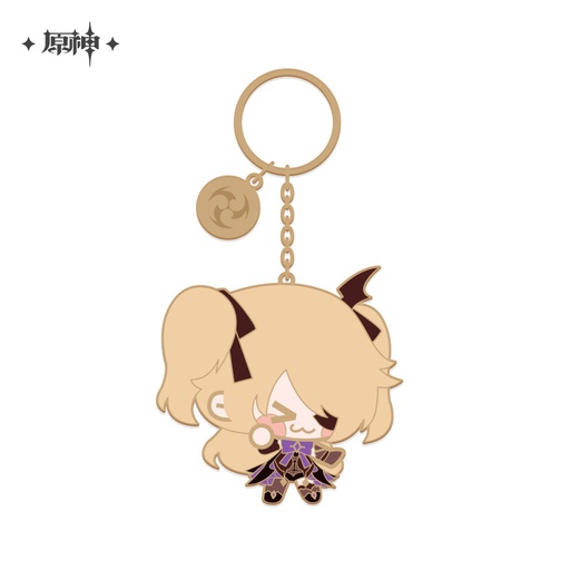[6972957486258] Chibi Character Series Metal Keychain - Fischl