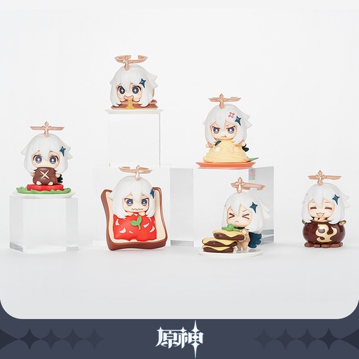 [6974096536047] Paimon Food Theme Figurine Blind Box - 6 pcs