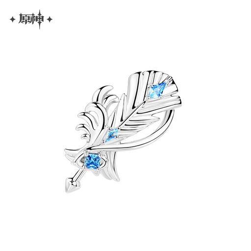 [6974696610932] Wanderer's Troupe Jewellery - Bard's Arrow Feather Brooch