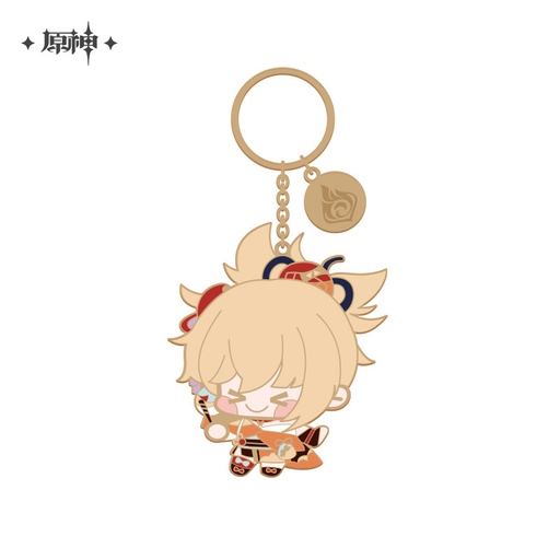 [6974696612554] Chibi Character Series Metal Keychain - Yoimiya Inazuma