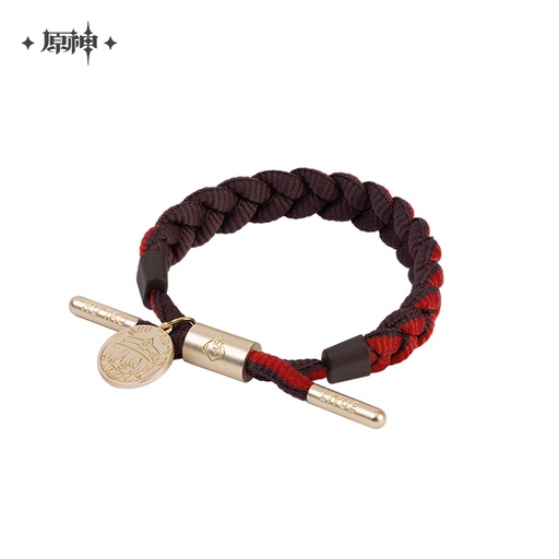 [6974696619669] Character Impression Woven Rope Bracelet - Hu Tao