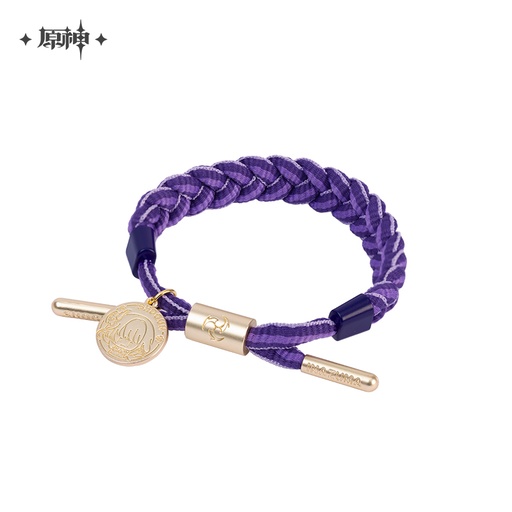 [6974696619690] Character Impression Woven Rope Bracelet - Raiden Shogun