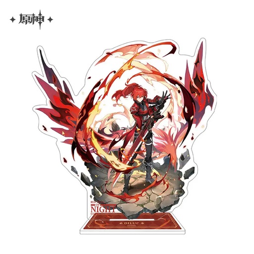 [6975628241958] Summer Fantasia Series Acrylic Stand - Diluc