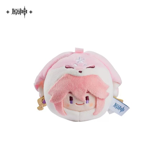 [6975628245635] Teyvat Zoo Dango Plushie Keychain - Yaemiko