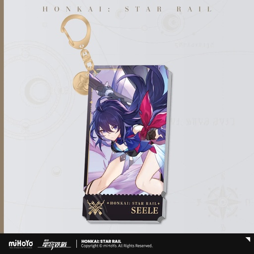 [6976068142355] Character Illustration Series Keychain The Hunt - Seele