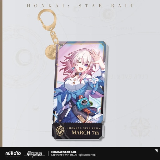 [6976068142386] Character Illustration Series Keychain The Preservation - March 7th