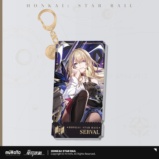 [6976068142492] Character Illustration Series Keychain The Erudition - Serval