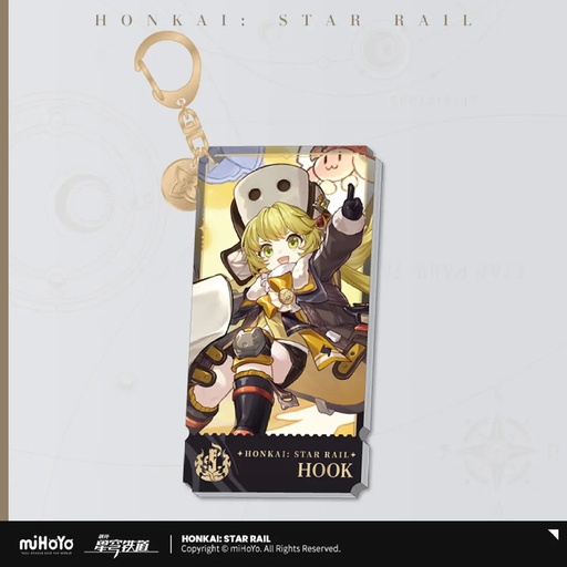 [6976068142539] Character Illustration Series Keychain The Destruction - Hook