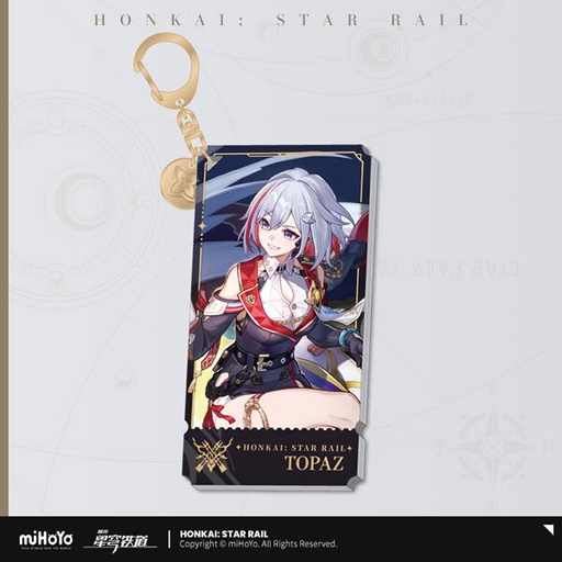 [6976525003564] Character Illustration Series Keychain The Hunt - Topaz