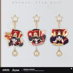 [6976525003set] Pom-Pom Gallery Series Keychain set (Hello, Shy, Rich)