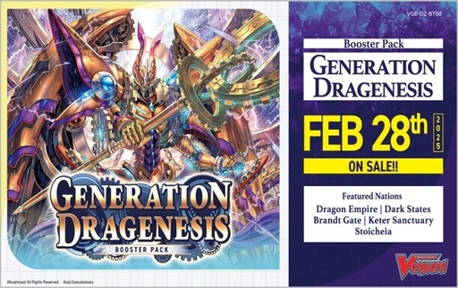 [8885021120652] [Vanguard] DZ-BT06 Generation Dragenesis - Booster