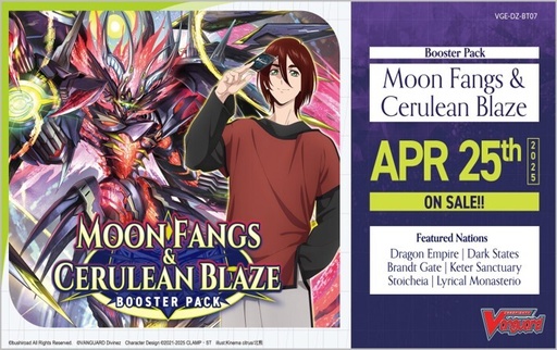 [8885021121079] [Vanguard] DZ-BT07 Moon Fangs & Cerulean Blaze - Booster