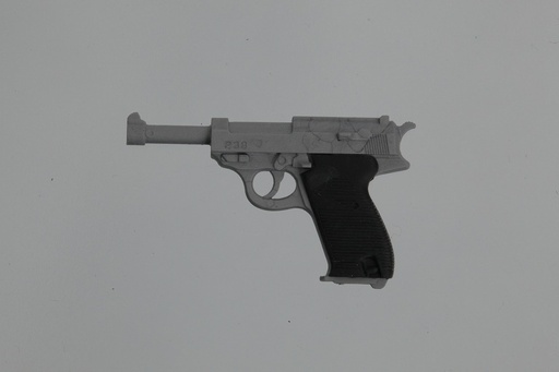 [ERBASB275] Hand Gun Erasers - Silver (50 pcs/bag)