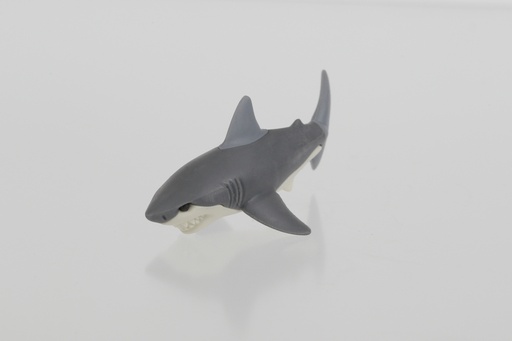[ERBDOU261] Great White Shark Erasers - Grey (50 pcs/bag)