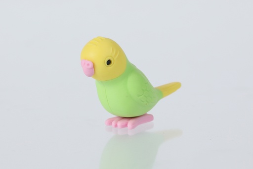 [ERBDOU292] Parakeet Erasers - Yellow (50 pcs/bag)