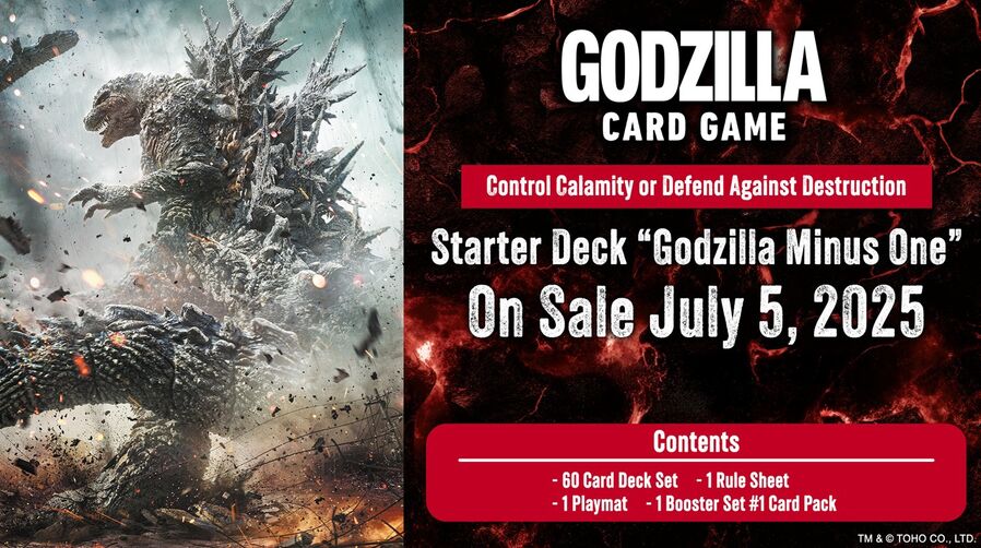 [Godzilla Card Game] SD01 - Godzilla Minus One - Starter Deck Display Box