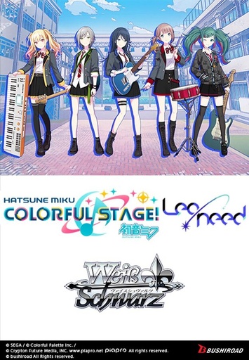 [8885021120744] [Weiss Schwarz]  HATSUNE MIKU: COLORFUL STAGE! Leo/need - Trial ﻿Deck + Display Box