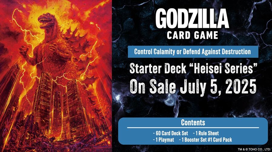 [Godzilla Card Game] SD02 - Heisei Series - Starter Deck Display Box
