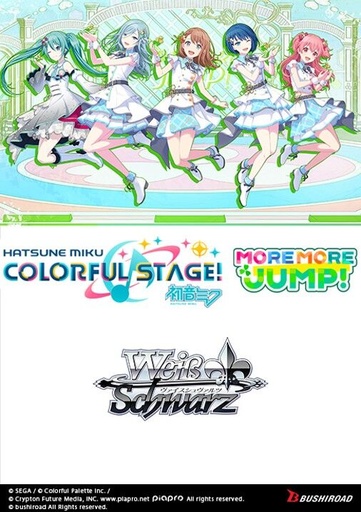 [8885021120768] [Weiss Schwarz]  HATSUNE MIKU: COLORFUL STAGE! MORE MORE JUMP! - Trial ﻿Deck + Display Box