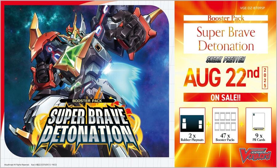 [Vanguard] DZ-BT09SP Super Brave Detonation - Sneak Preview